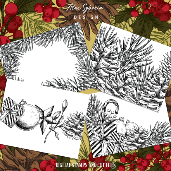 alexsyberia-digital-stamps-cardmaking-christmas-colouring