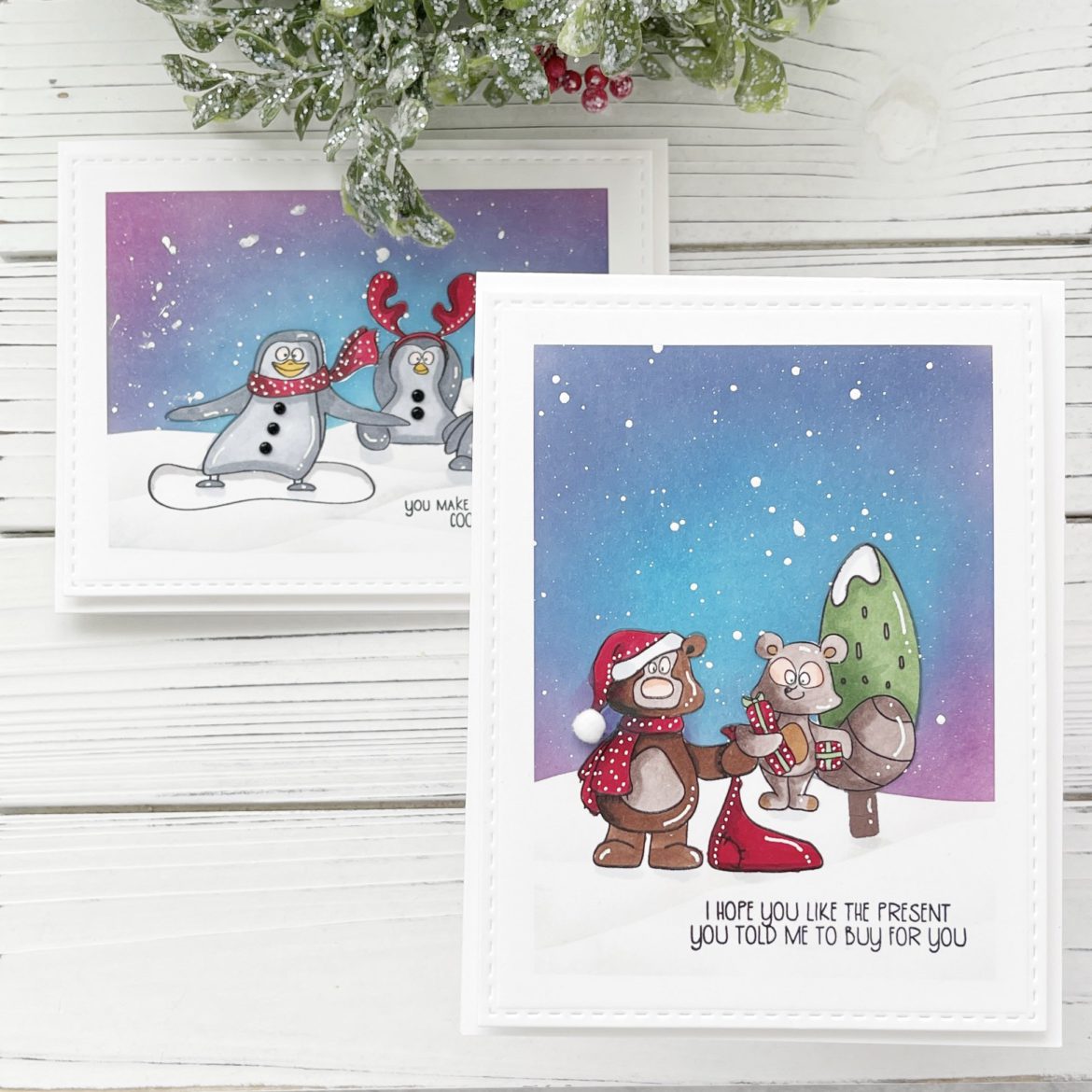 alex syberia designs penguins smile and wave critters