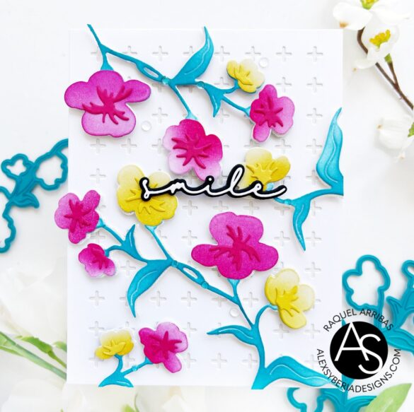 petit-periwinkles-dies-flowers-alex-syberia-designs-cardmaking-smile-sentiments-handmadecards