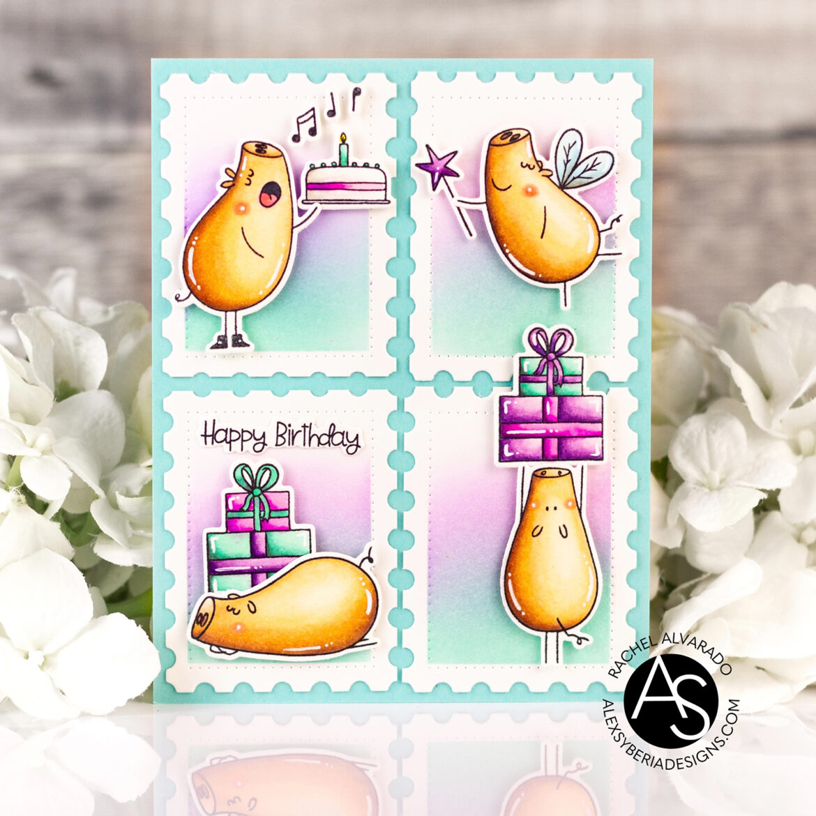 AlexSyberia_August Release-pig-stamps-hog-cardmaking-postage-stamps-die