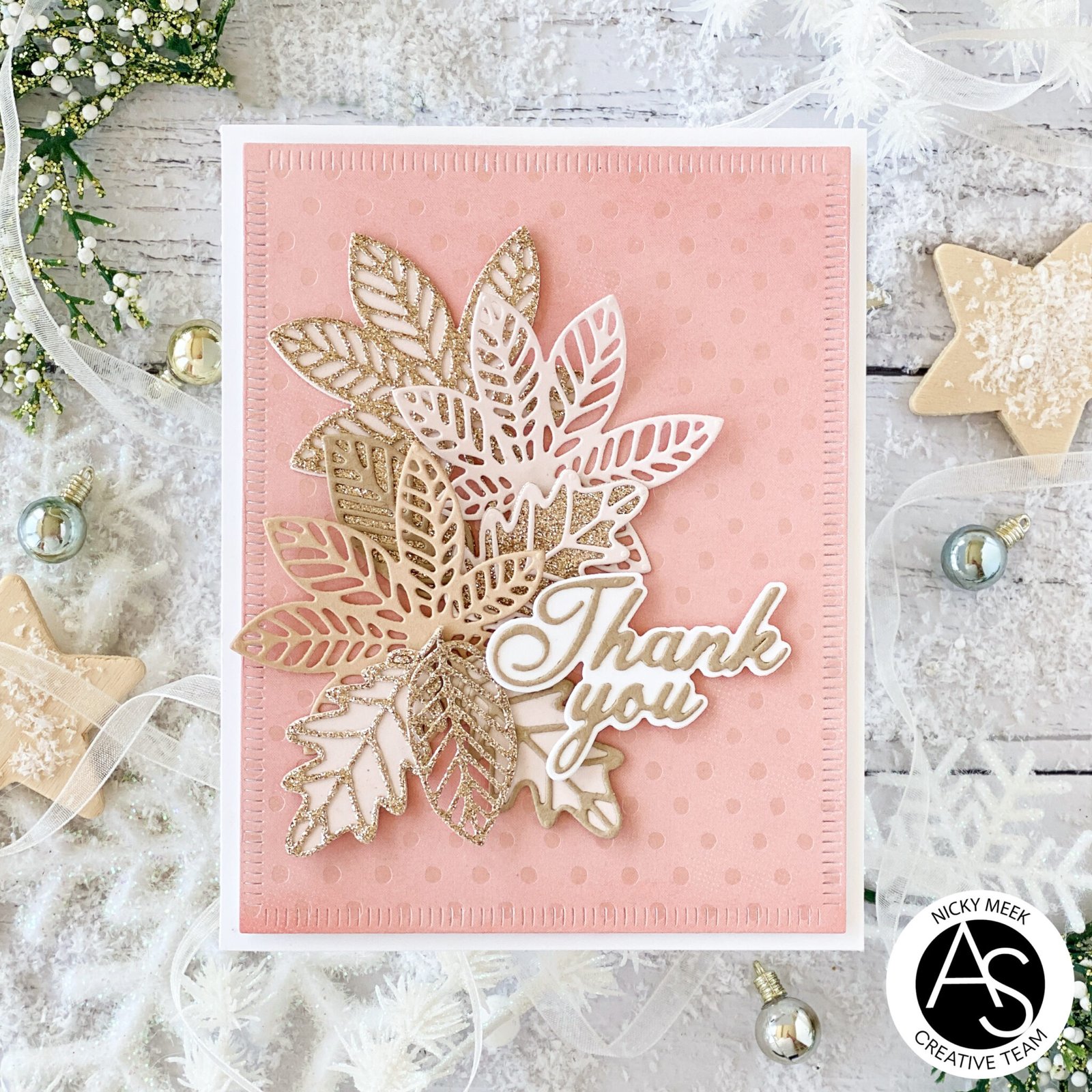 Autumn Leaves Thank You Card – Alex Syberia Designs Blog