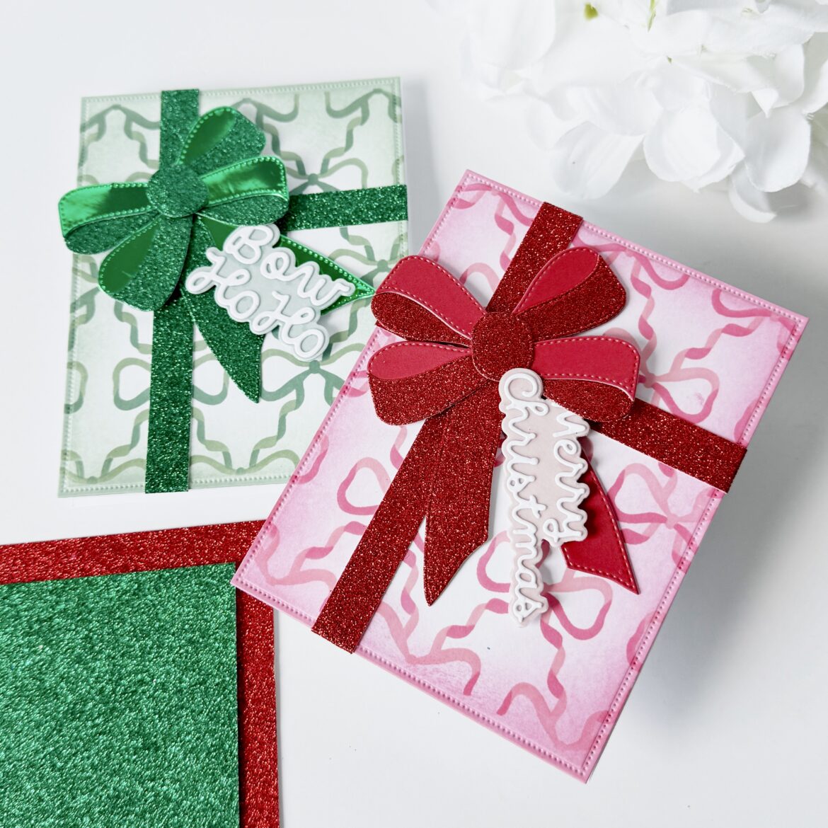 Classic Bow-Chic Bow Stencil-cardstcok
