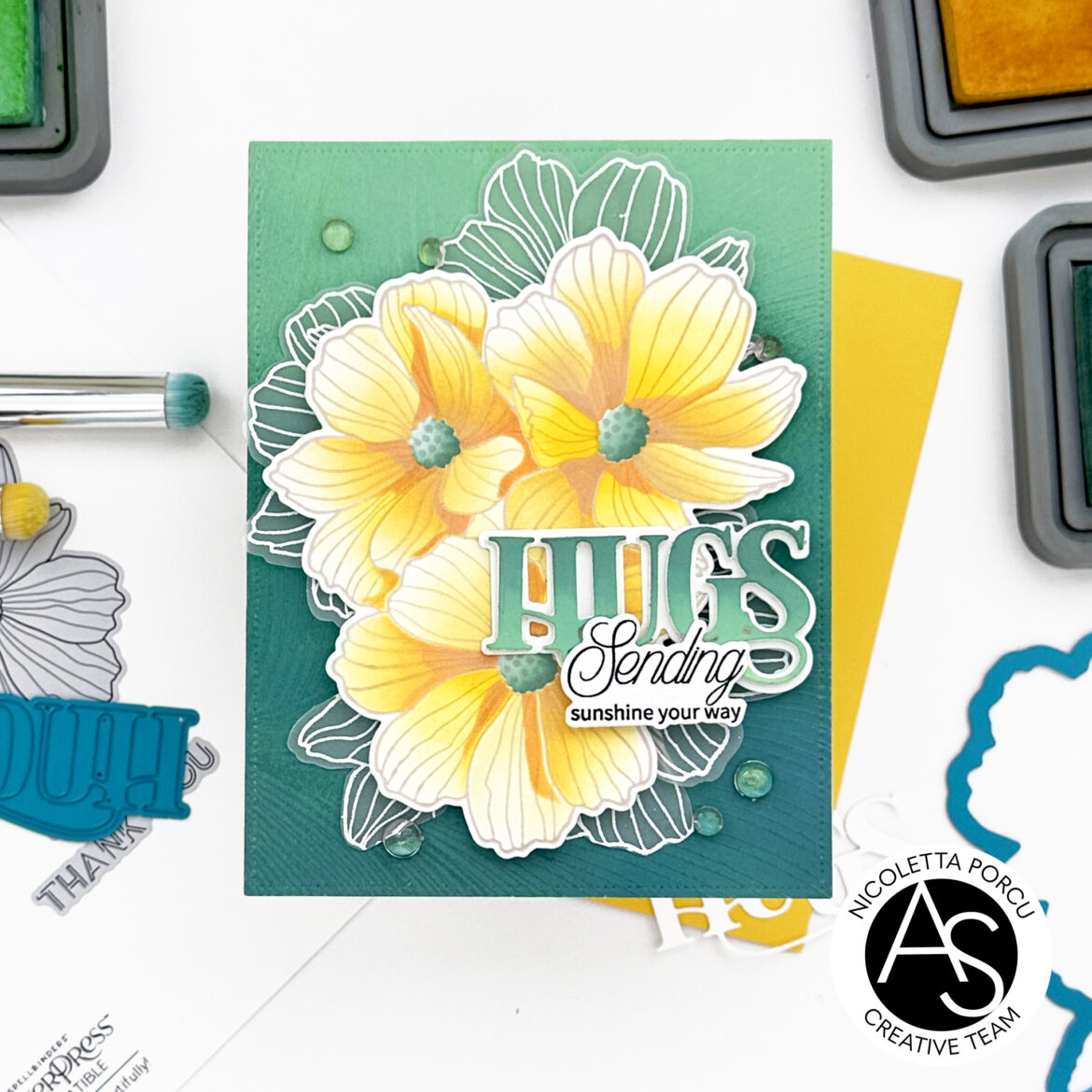 alex syberia press plate flowers spellbinders