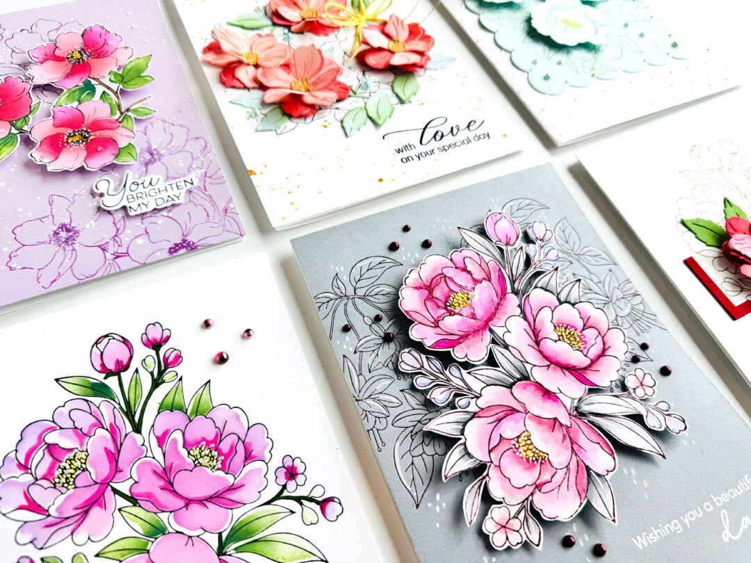 Alex-syberia-lush florals-release-pressplates-flowers-cardmaking